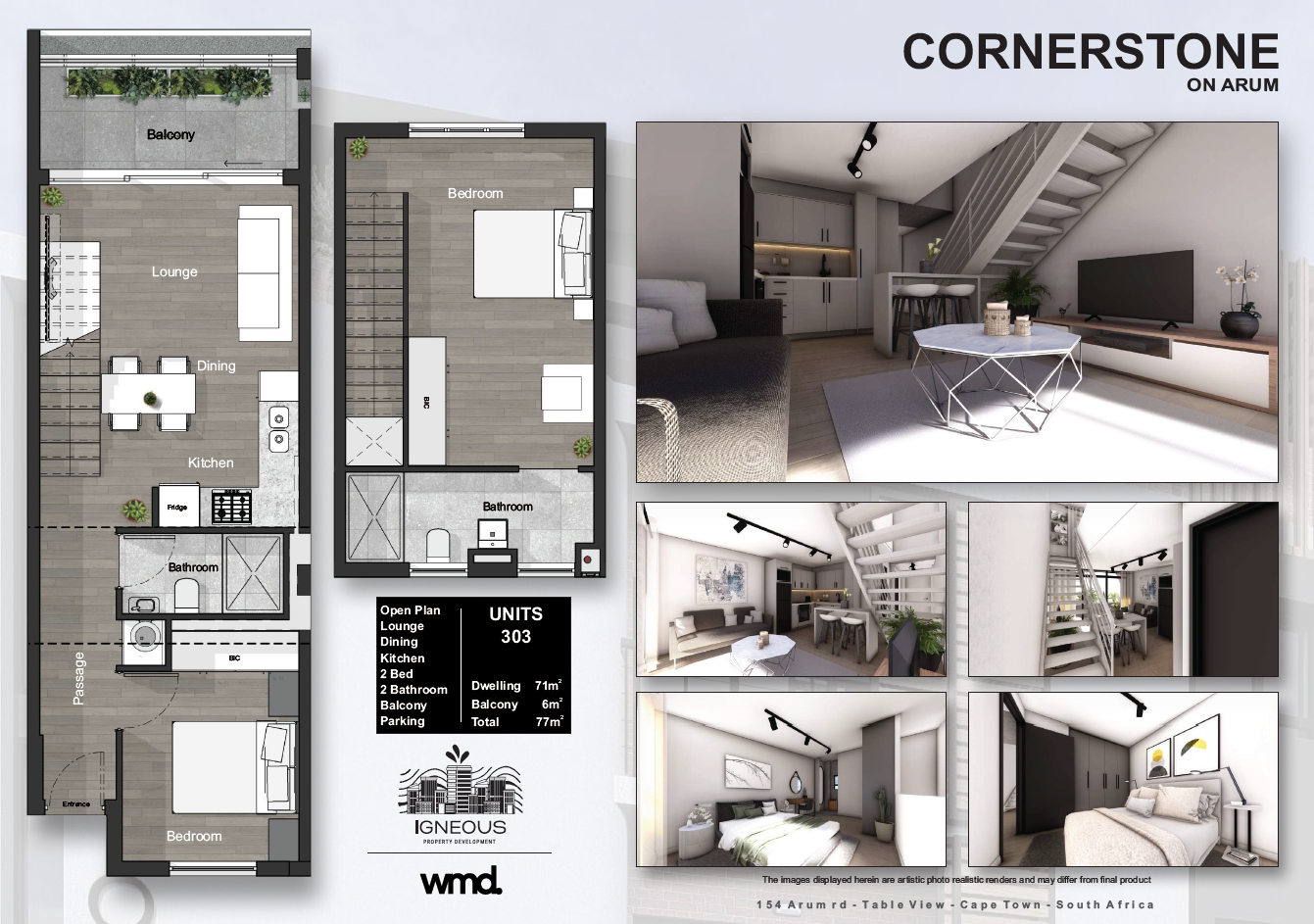 2 Bedroom Loft - Unit 303