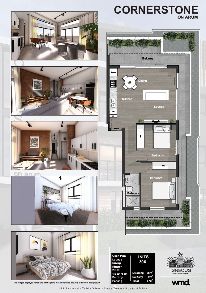 2 Bedroom - Unit 306